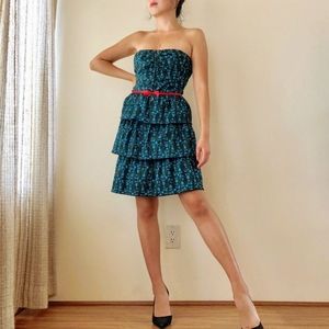 Printed Gothic Layered Dress Dolls Kill